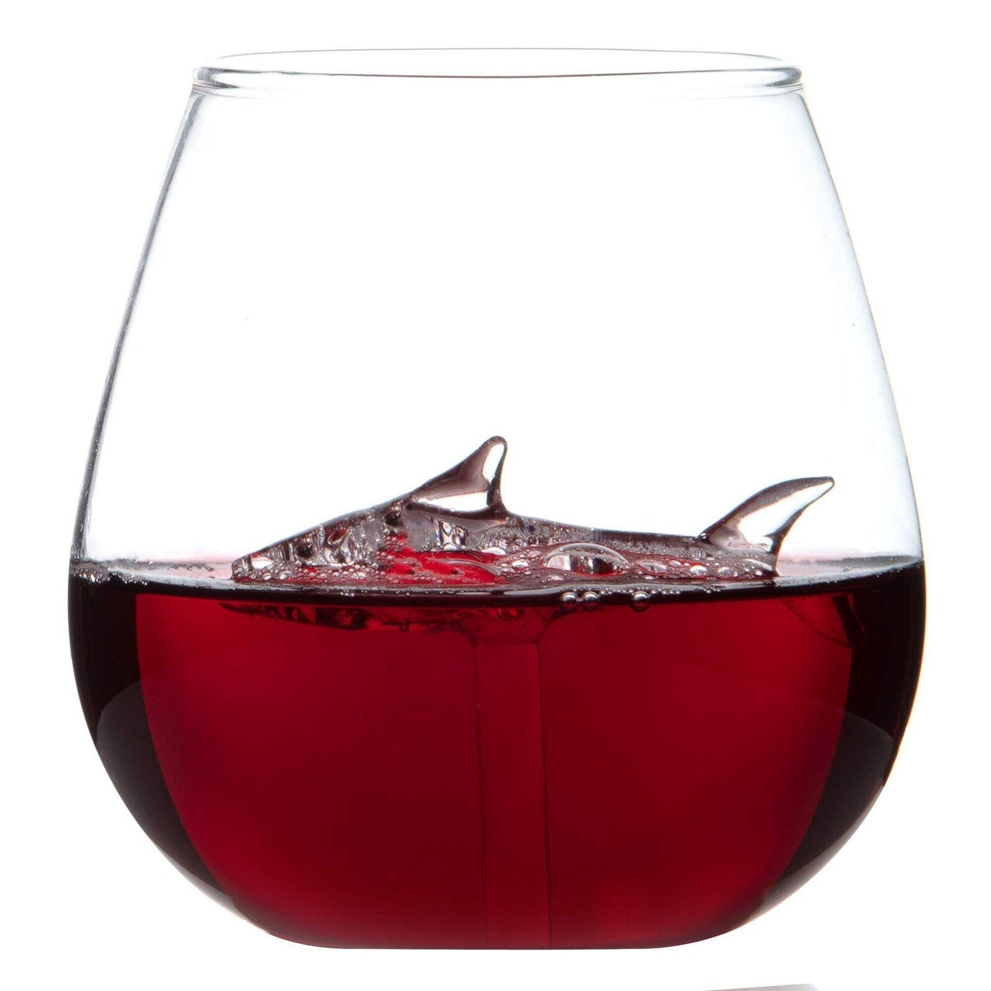 Shark in a Glass Drinking Glass