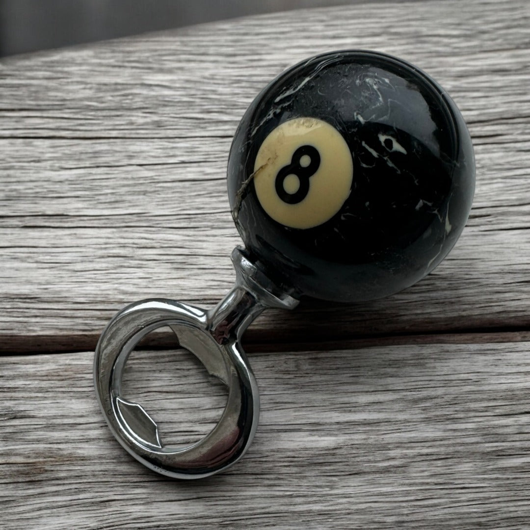 Sportgiftz 8 Ball Bottle Opener | Fun Pool Ball Design, Heavy-Duty Bottle Opener