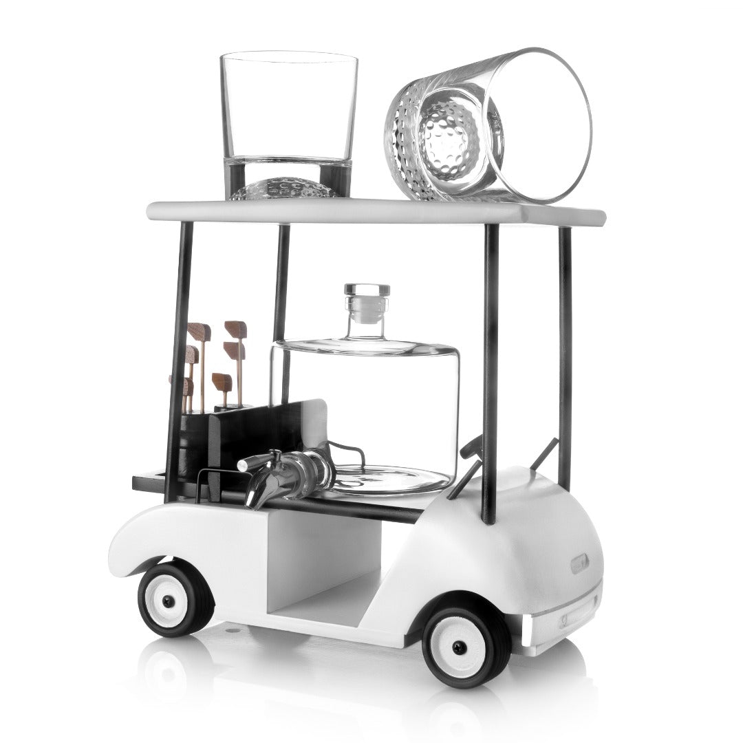 Golf Buggy Decanter Set with Glasses