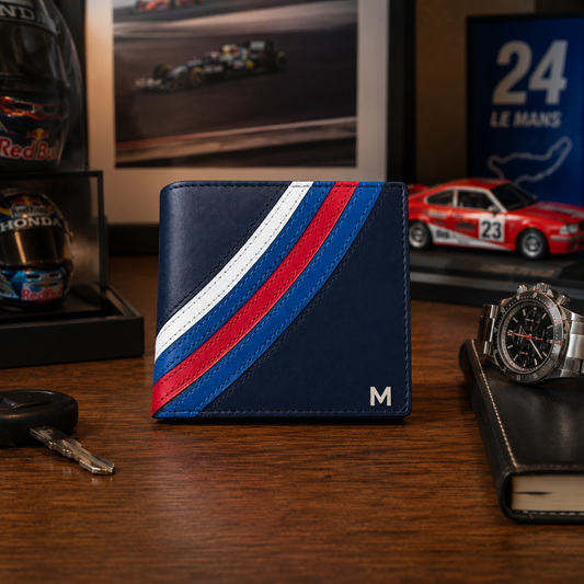 SPORTGIFTZ Red White and Blue Motorsport Wallet