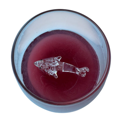 Shark in a Glass Drinking Glass