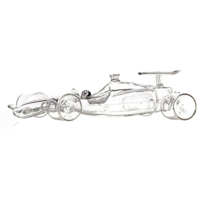 Racing Car Whisky Decanter | 400ml Capacity | Inspired by 70s & 80s Racing Cars | Includes Glass Ball Stopper & Funnel