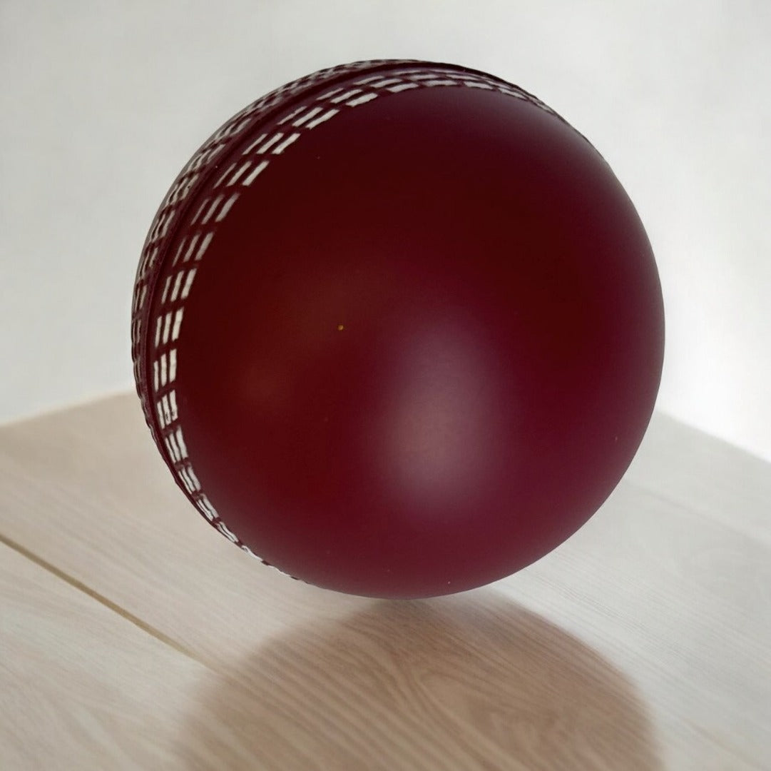 CRICKET-GIFTS - Large Cricket Ball Squeezy Stress Ball | Relieve Tension & Improve Focus | Ideal for Cricket Enthusiasts & Athletes | Incorporates Cricket Gift Keywords | 7cm