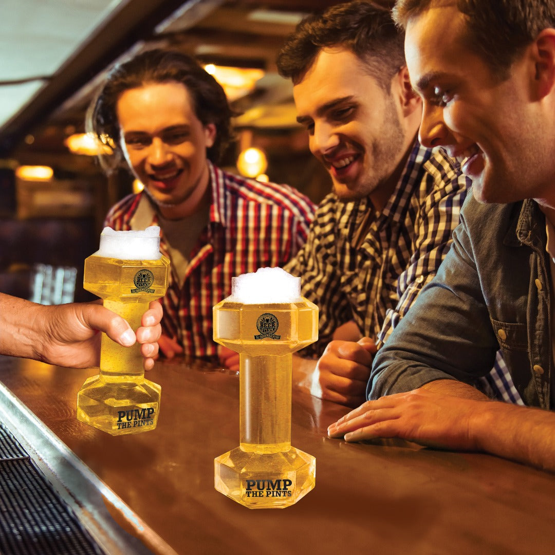 Beer O'Clock Dumbbell Beer Glass