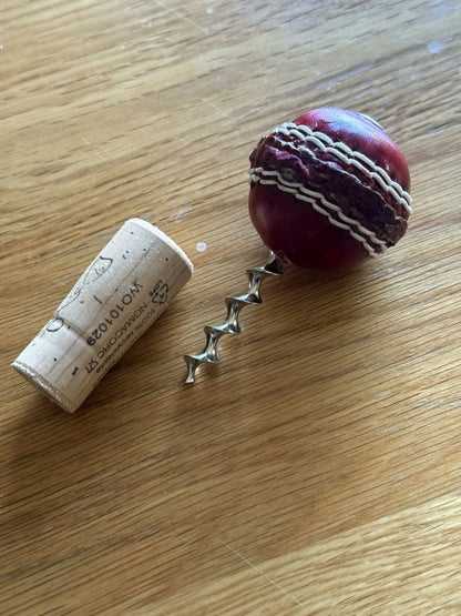 Mini Cricket Ball Wine Opener