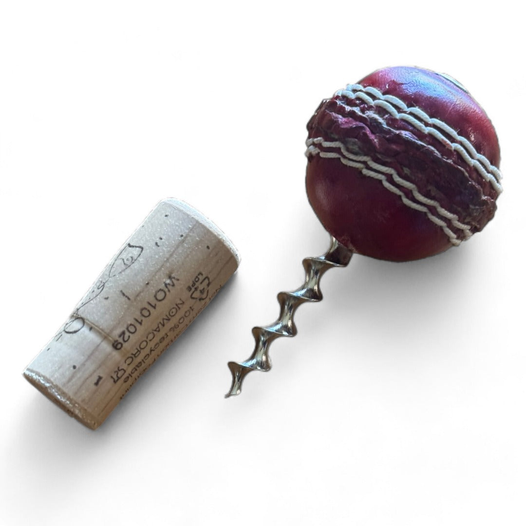 Mini Cricket Ball Wine Opener