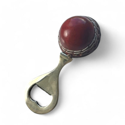 CRICKET-GIFTS Mini Cricket Ball Bottle Opener ? Unique Sports-Themed Bottle Opener Crafted from a Mini Cricket Ball