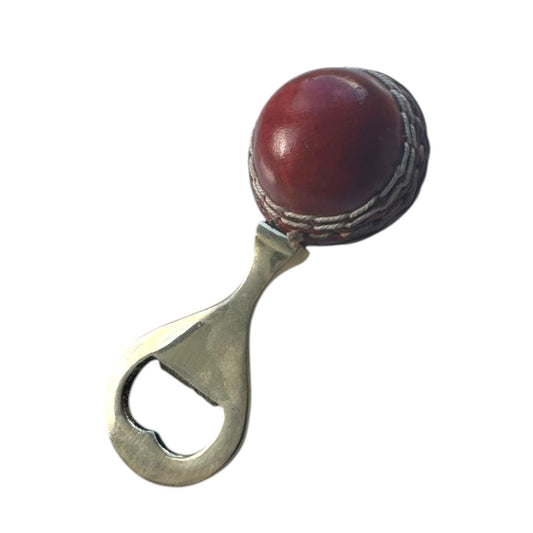 CRICKET-GIFTS Mini Cricket Ball Bottle Opener ? Unique Sports-Themed Bottle Opener Crafted from a Mini Cricket Ball
