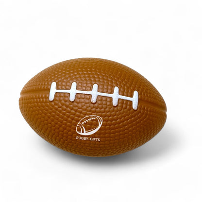 SPORTGIFTZ Large Rugby Ball Squeezy Stress Ball | Relieve Tension and Improve Focus | Ideal for Rugby Enthusiasts & Athletes | 8cm