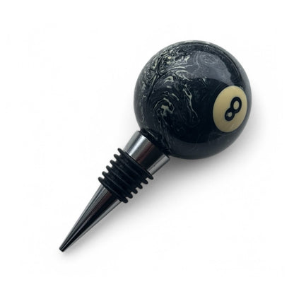 SPORTGIFTZ Pool Ball Wine & Spirit Bottle Stopper ? Stylish Billiards-Themed Seal for Bottles Up to 22mm ? Perfect Gift for Pool & Wine Lovers