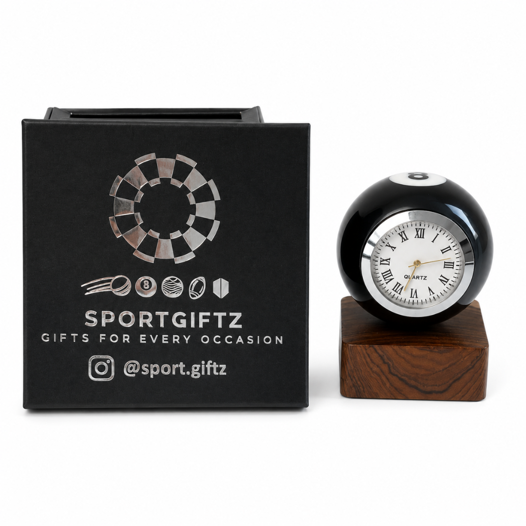 SPORTGIFTZ Pool 8 Ball Desktop Clock