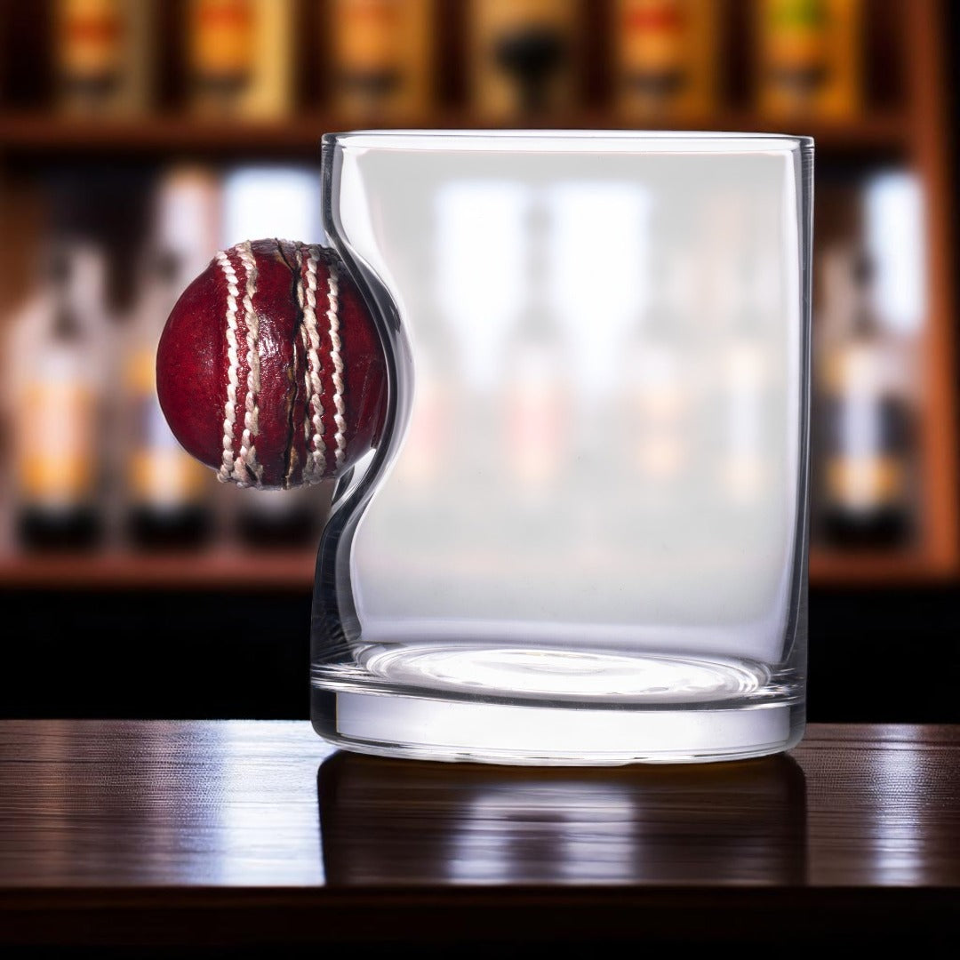 Innings Ender Cricket Ball Tumbler Glass for Drinks