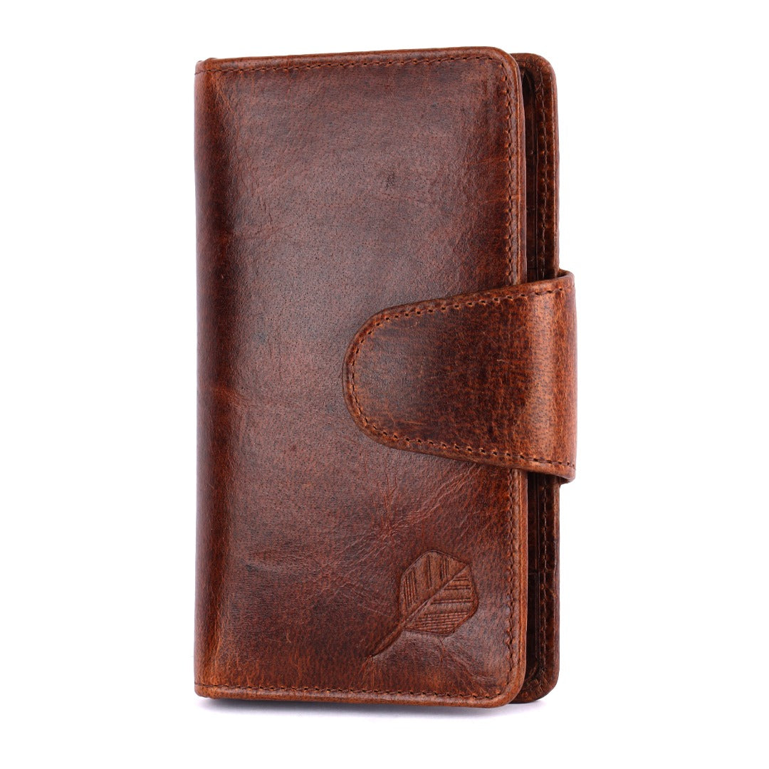 SPORTGIFTZ The Ultimate Buffalo Leather Darts Wallet - Brown