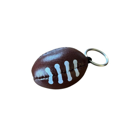 SPORTGIFTZ Rugby Ball Keychain ? Mini Sports Key Ring Accessory for Rugby Fans