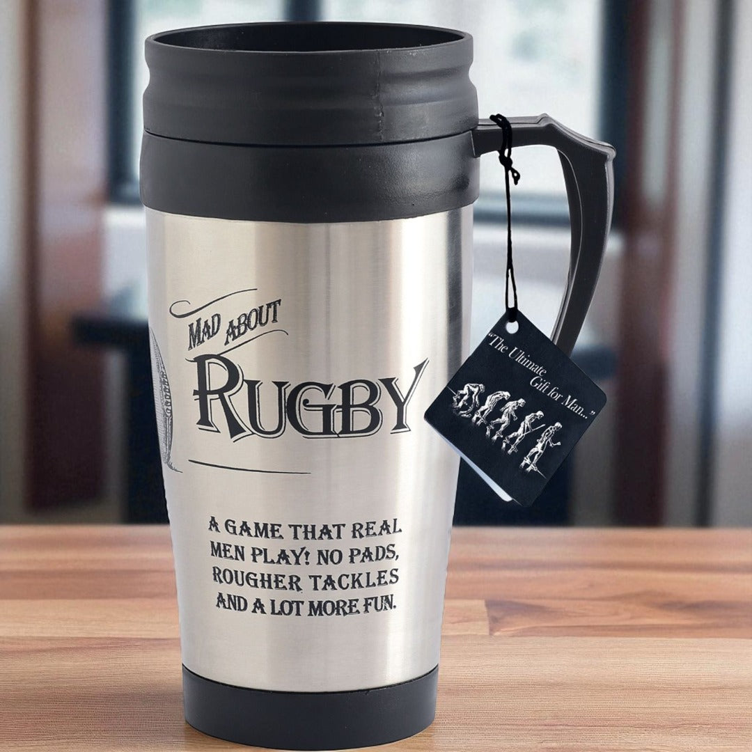 Rugby Stainless Steel Travel Mug one Colour 7 fl.oz.