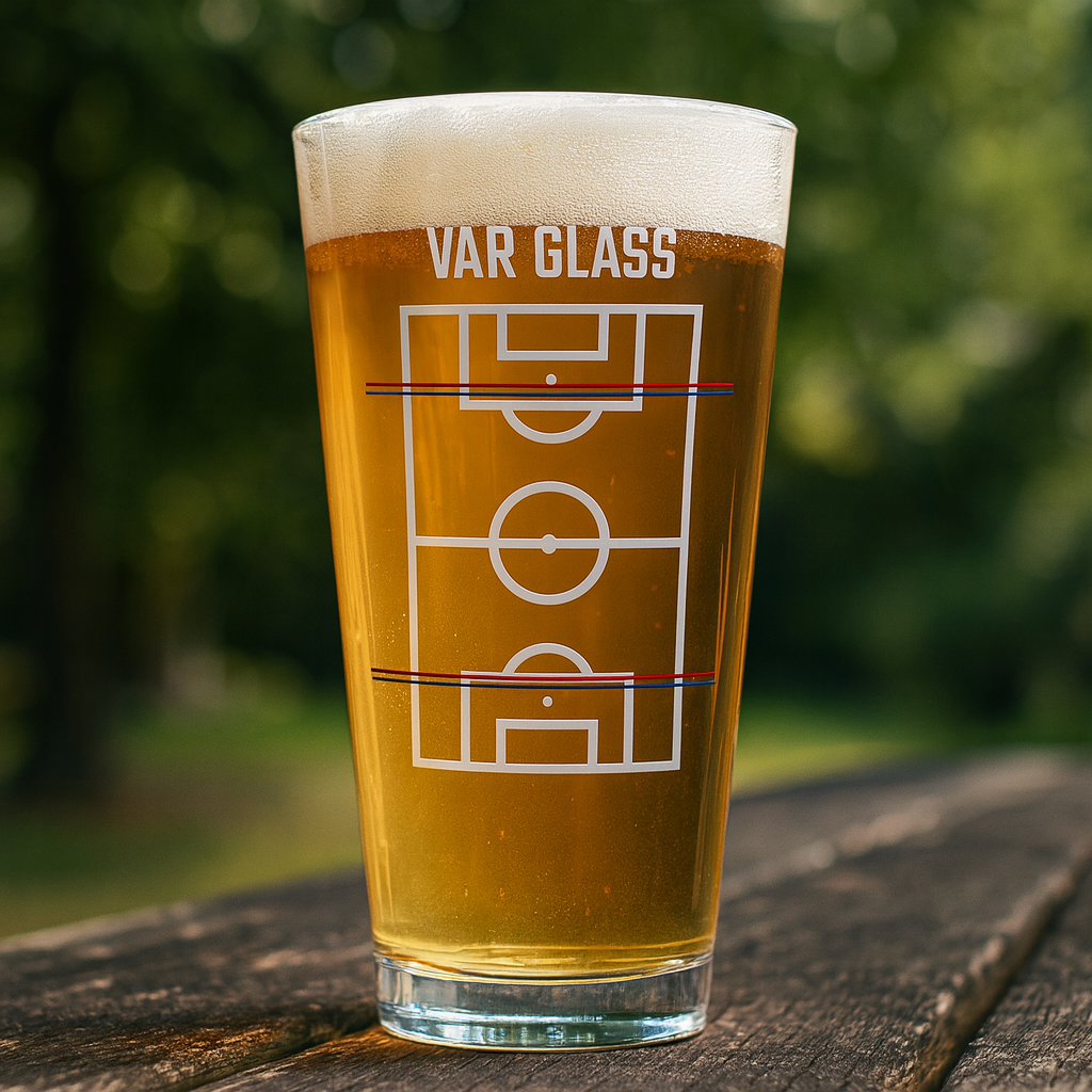 VAR Beer Glass Drinking Game - The Ultimate Beer Glass Drinking Game: Test Your Skills and Embrace the Chaos of VAR!