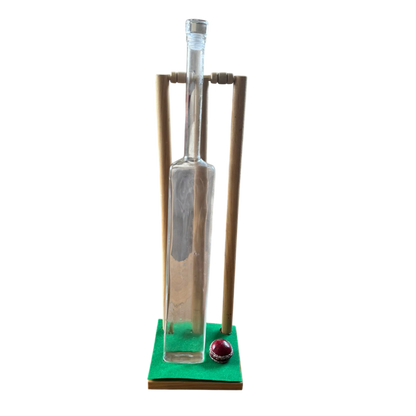 Cricket Bat, Stumps and Bails Decanter, 700ml Capacity