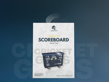 CRICKET-GIFTS Cricket Club Scoreboard Desk Tidy - Self Assembly