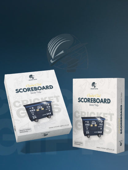 CRICKET-GIFTS Cricket Club Scoreboard Desk Tidy - Self Assembly
