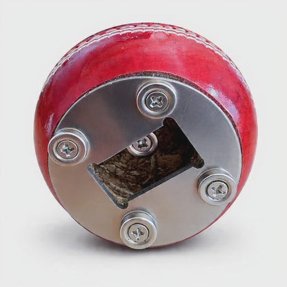 CRICKET-GIFTS Real Cricket Ball Bottle Opener and Paperweight with Magnets for the fridge