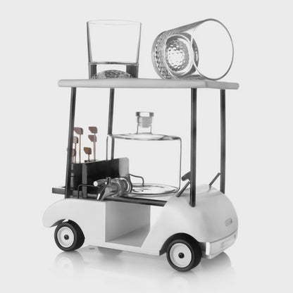 Golf Buggy Decanter Set with Glasses