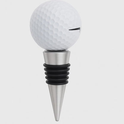 SPORTGIFTZ - Golf Ball Wine & Spirits Bottle Stopper | Genuine Golf Ball | Fits 20mm Neck Bottles | Hand Made
