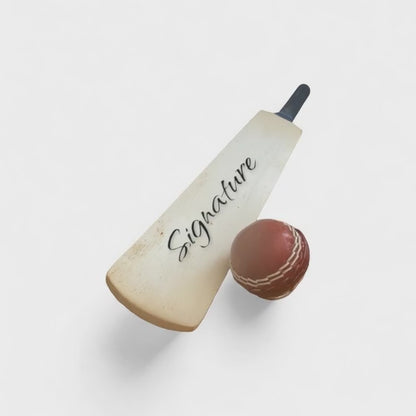 CRICKET-GIFTS - Mini Blank Cricket Bat | Ideal for Player Signatures | Small & Durable 40cm | Unvarnished & Unoiled | Ball Not Included