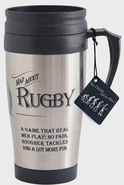 Rugby Stainless Steel Travel Mug one Colour 7 fl.oz.