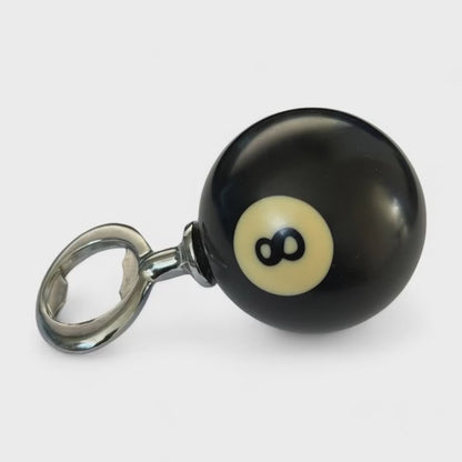 SPORTGIFTZ 8 Ball Bottle Opener Unique Pool Ball Design ? Durable and Stylish Bar Accessory for Beer and Soda Bottles ? Perfect Gift for Billiards and Sports Lovers